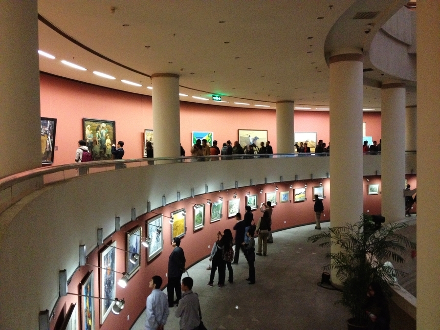 水墨大观——中国当代名家杨莎琴中国画展开幕